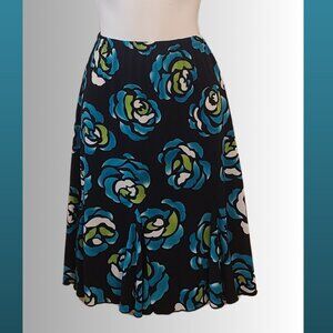 Briggs New York Floral Flare Skirt - Size M